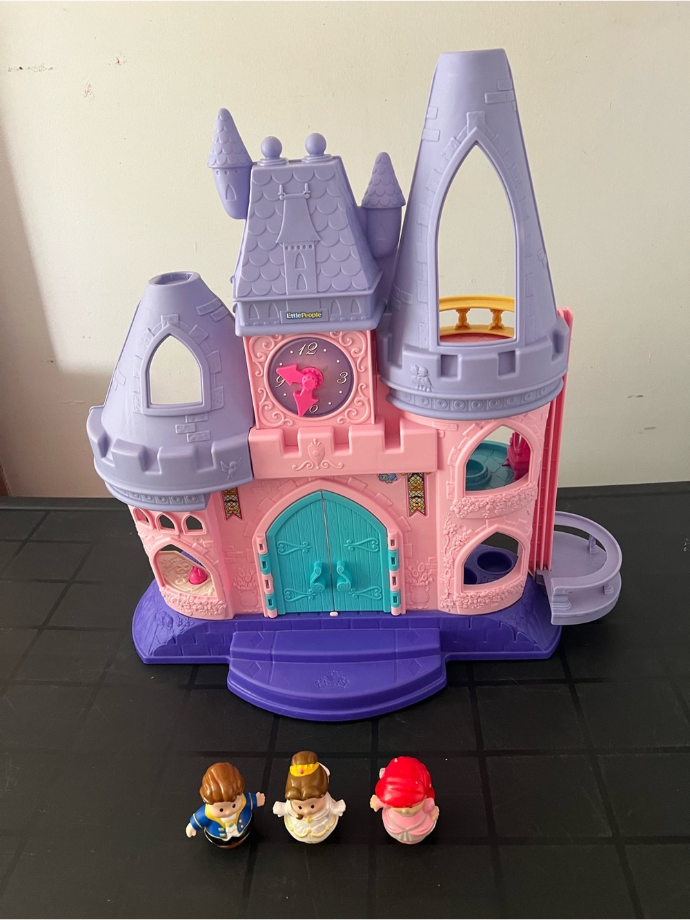 Discontinued Fisher Orice Princess Castle Playset - Pink & Purple Pretend Play